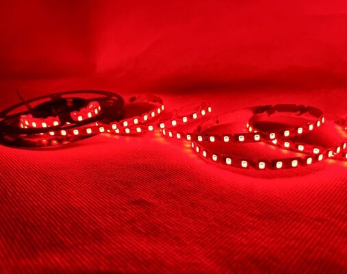 Red 2835 Zigzag LED Strip 120LED/m 3M Adhesive Tape Flexible SMD Light
