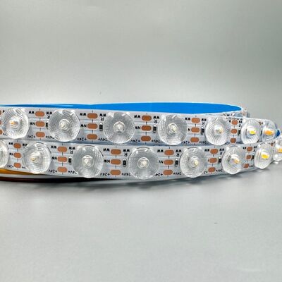 DC24V 10W/m CCT Lens LED Strip for Curved Light Box Backlighting Flexible LED Bar