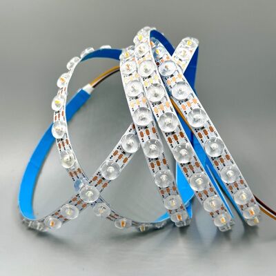 DC24V 10W/m CCT Lens LED Strip for Curved Light Box Backlighting Flexible LED Bar