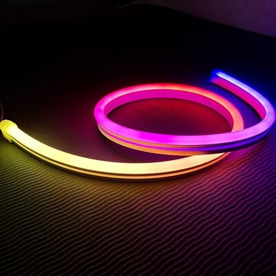 8x17mm RGBIC LED Strip Neon Flex Light 3535 12V Addressable Tube