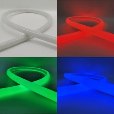 13x13mm RGB LED Neon Flex Light Strip SMD2835 Silicone Tube for Signage