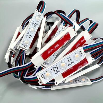 SMD5050 4 in 1 RGBW led module with lens IP68 3leds light module