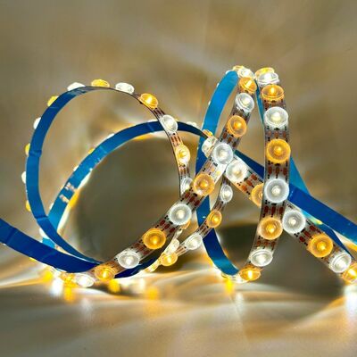 DC24V 10W/m CCT Lens LED Strip for Curved Light Box Backlighting Flexible LED Bar