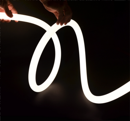 360 Degrees 25mm Diameter Neon LED Rope Light Round Flex Strip IP67 Outdoor