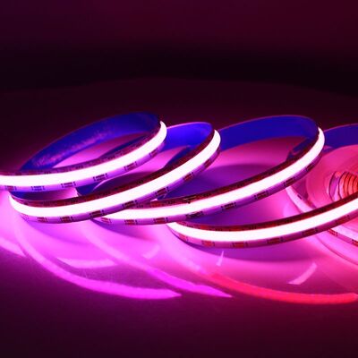 DC24V COB RGB LED Strip 840LEDs/m Flexible Color Changing Tape IP33