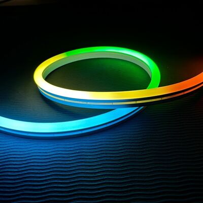 3535 RGBIC LED Neon Flex Strip 12V 8x17mm Addressable 120LED/M Light