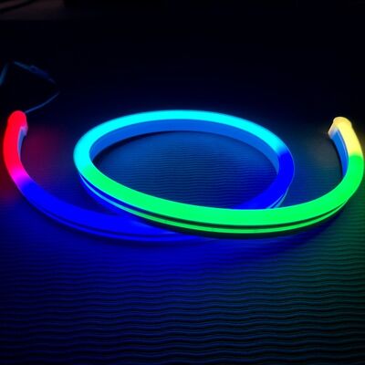 8x17mm RGBIC LED Strip Neon Flex Light 3535 12V Addressable Tube