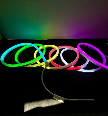 Addressable RGBIC LED Neon Flex 10x23mm Side Glow Silicone Tube