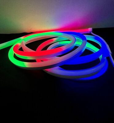 Addressable RGBIC LED Neon Flex 10x23mm Side Glow Silicone Tube