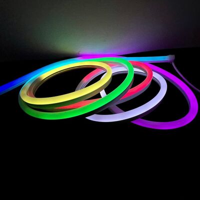 Addressable RGBIC LED Neon Flex 10×23mm Side Glow Silicone Tube for Creative Lighting