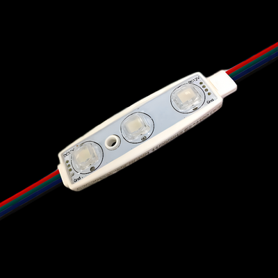 IP68 waterproof RGB led module SMD5050 3LEDs light module DC12V 0.72W with lens